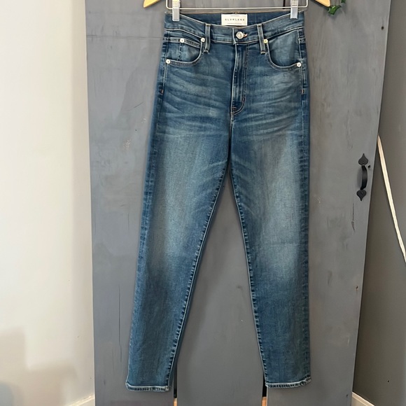 SLVRLAKE Blue Roxy Southern Cross Jeans High Rise Jeans - Picture 1 of 9
